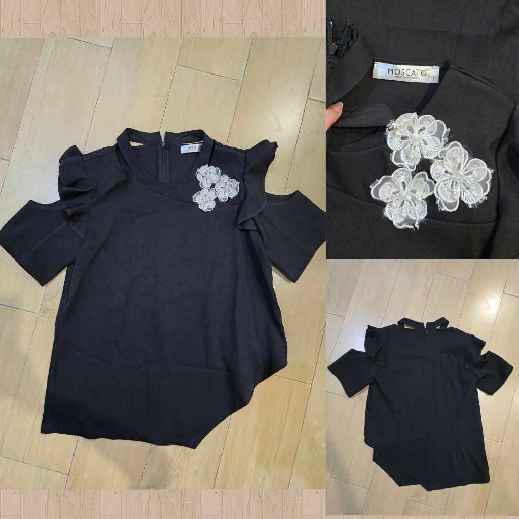 moscato top flower in black
