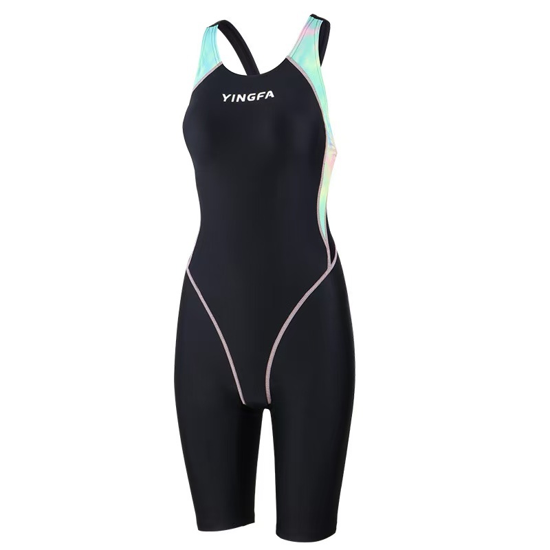 Yingfa swimsuit women's summer one-piece five point swimming pool special swimsuit professional raci