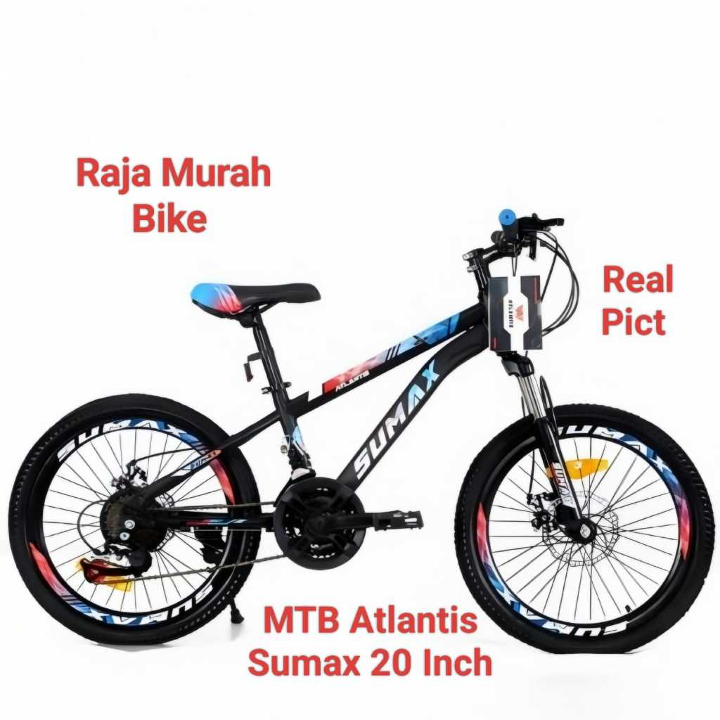 sepeda gunung mtb atlantis sumax 20 inch sepeda mtb 20 inch sumax atlantis
