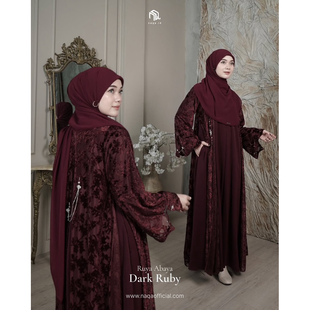 Ruya abaya Saherr Abaya Padma Abaya Moza Abaya Syarqah Abaya by Naqa id / Abaya Naqa.id / Abaya Leba