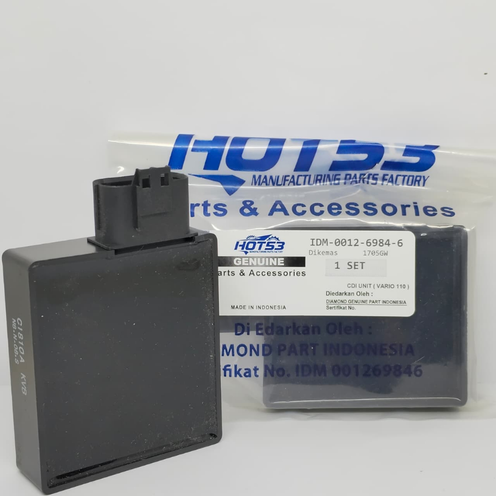 CDI HOT-53 VARIO 110 CDI UNIT VARIO OLD KVB CARBU MOTOR HONDA