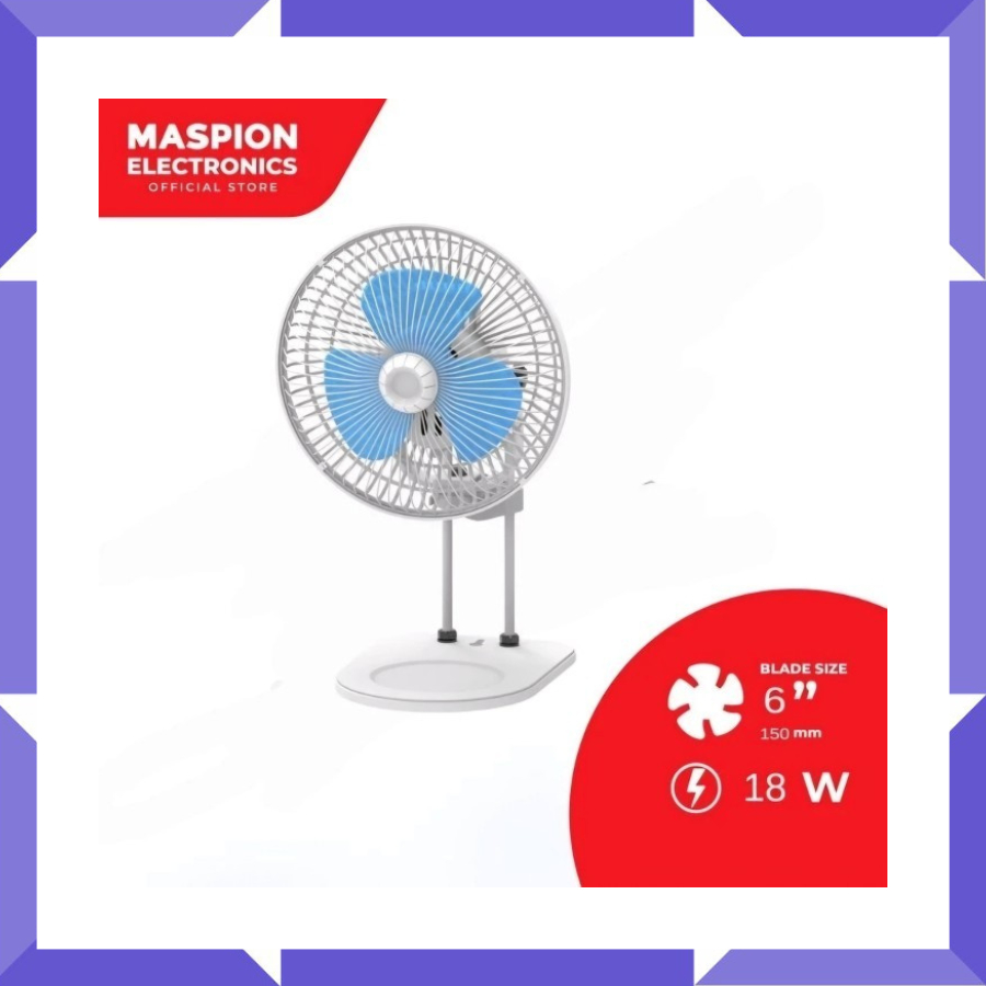 Maspion Kipas Angin Dinding Meja 6inch HF 606 HF606 Desk Wall Fan Kecil