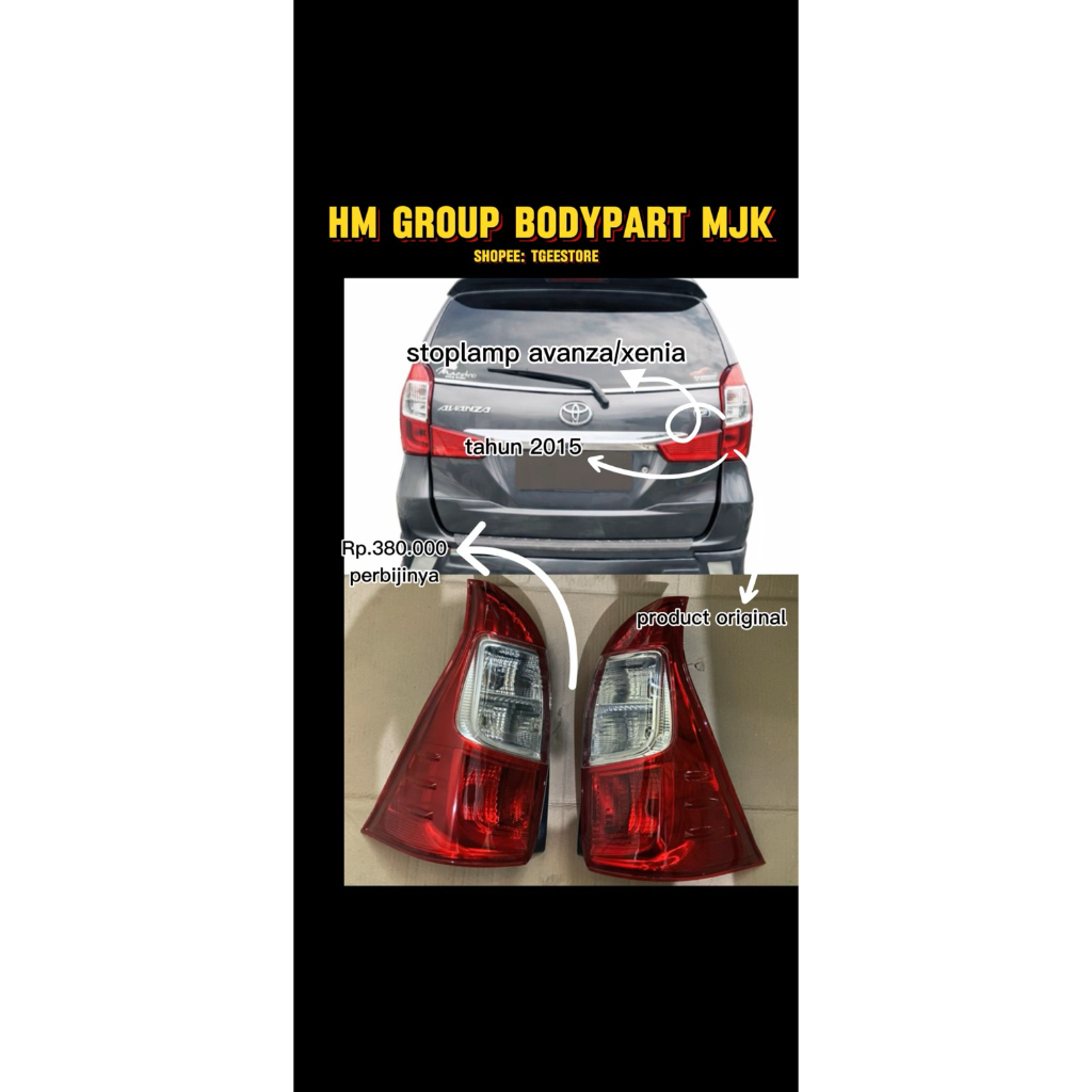 Stoplamp/Lampu Stop Avanza/Xenia Grand New/Innova Barong 2015-2019