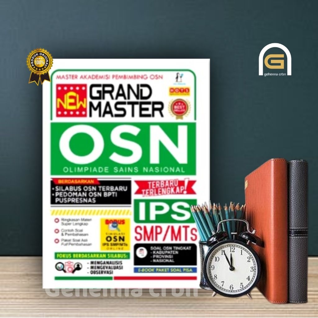 Buku OSN SMP | New Grand Master OSN IPS SMP/MTs Terlengkap