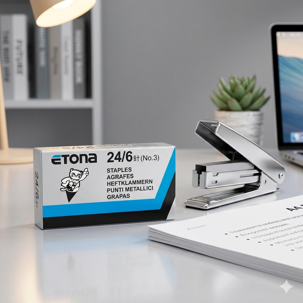 Staples / Refill Stapler / Isi Stapler Etona no.3 (24/6)