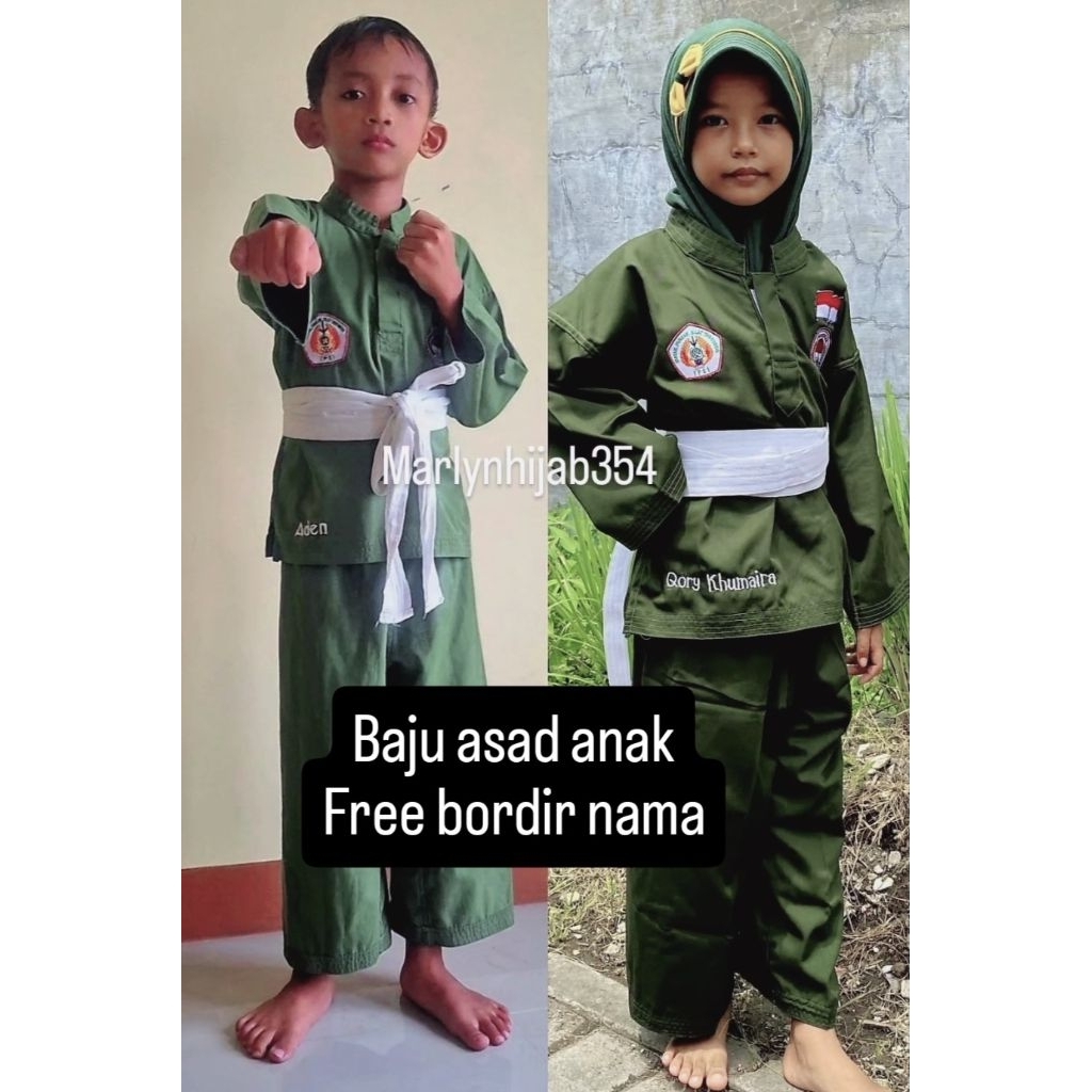 FREE NAMA baju asad anak /baju persinas asad354/marlynhijab354