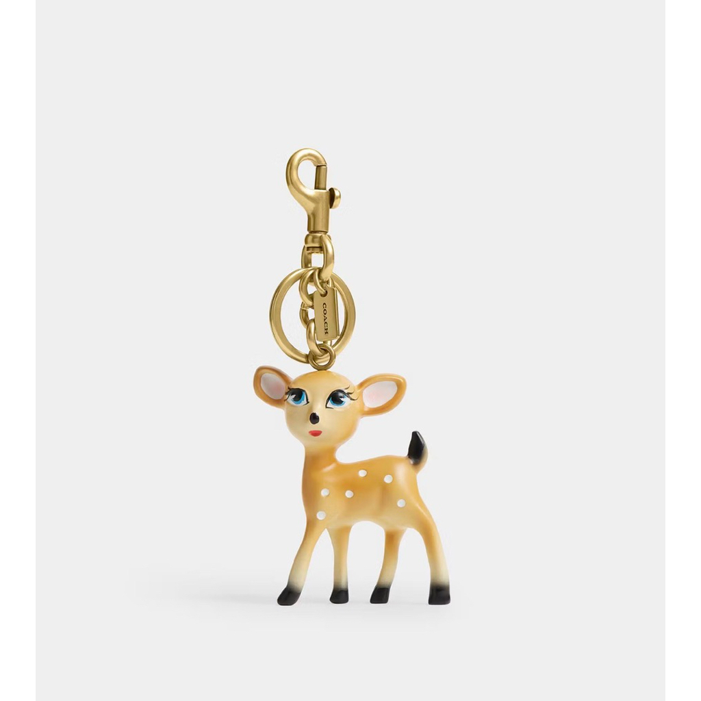 <READY STOCK> Coach Deer Bag Charm Keyring