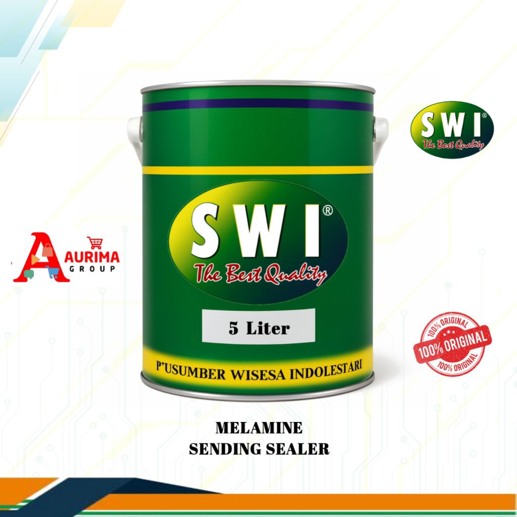 CAT SWI MELAMIN NC SANDING SEALER 5LITER - CAT PELINDUNG KAYU CAT FINISHING KAYU BERKUALITAS ORIGINA