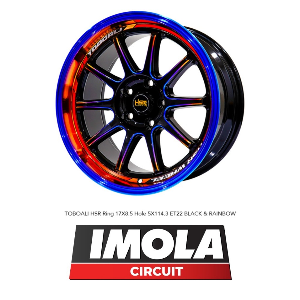 Velg Mobil ring 17 HSR Toboali buat Delica Xtrail Terios NEW DLL