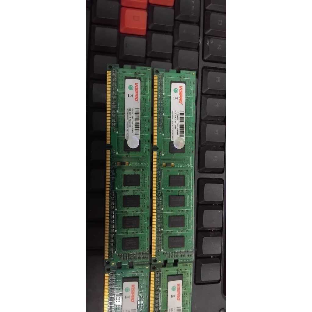 RAM PC DDR3 2GB VISIPRO SECOND BERGARANSI