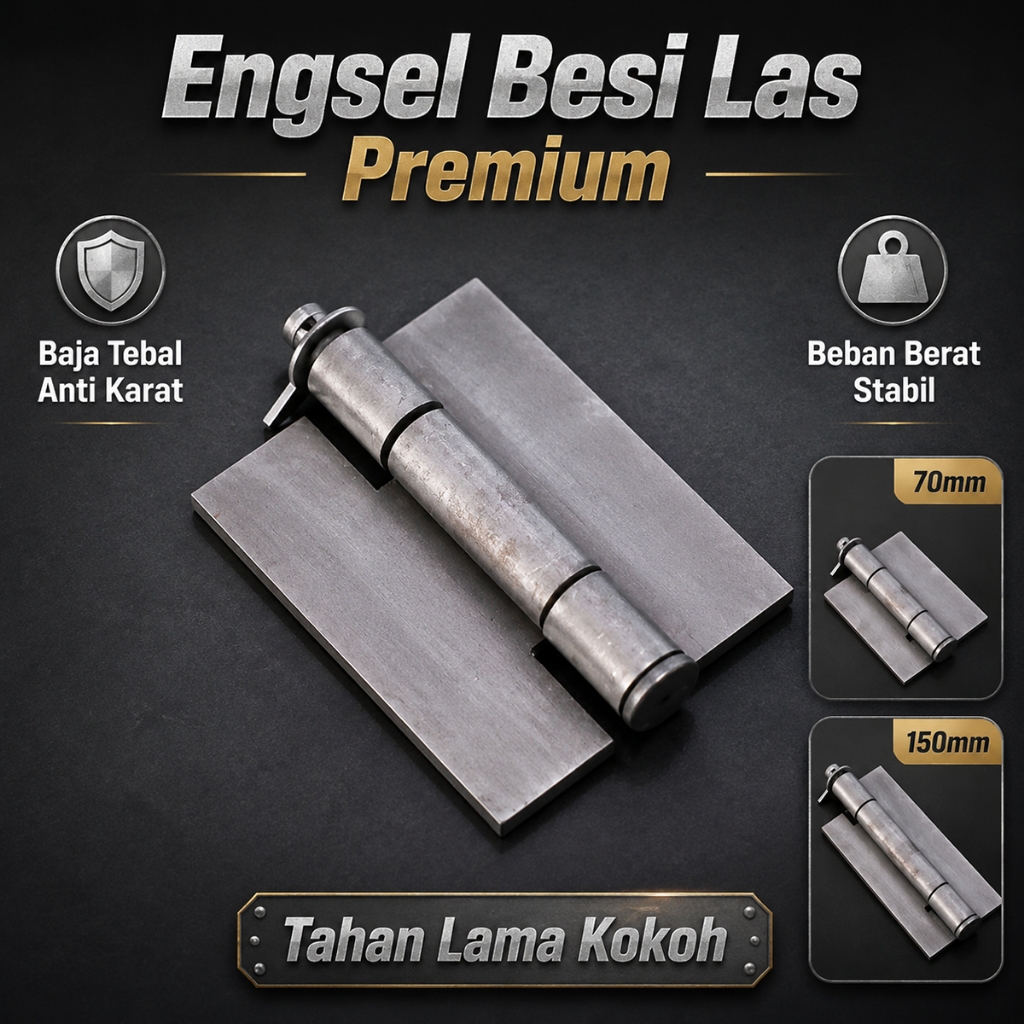 Engsel Pintu Stainless Steel Berat Engsel Stainless 2 PCS Engsel Pintu Las Stainless Engsel tebal ko