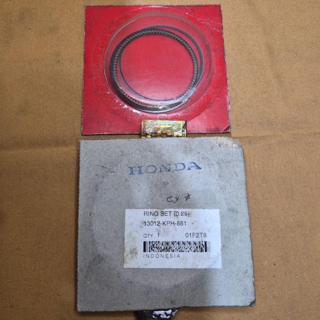 Ring Piston Seher Honda Kharisma Karisma Supra X 125 KPH Os 25 Original