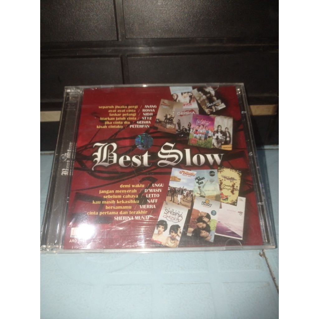 KASET CD BEST SLOW Kompilasi band pop Indonesia