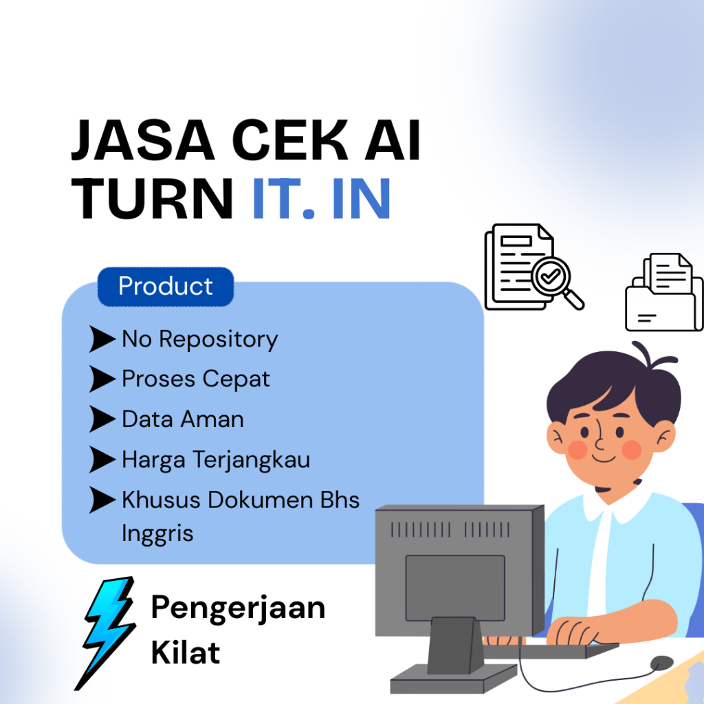 Jasa Cek AI TURNITIN | Pengerjaan Kilat & Data Aman by Epsilon