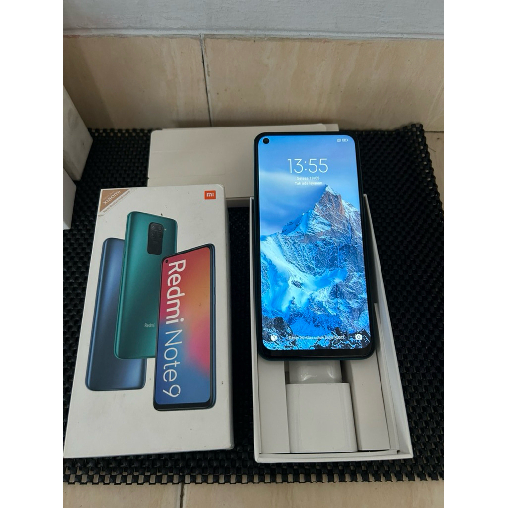 Hp Absen Online Redmi Note 9 4/64 BEKAS like new