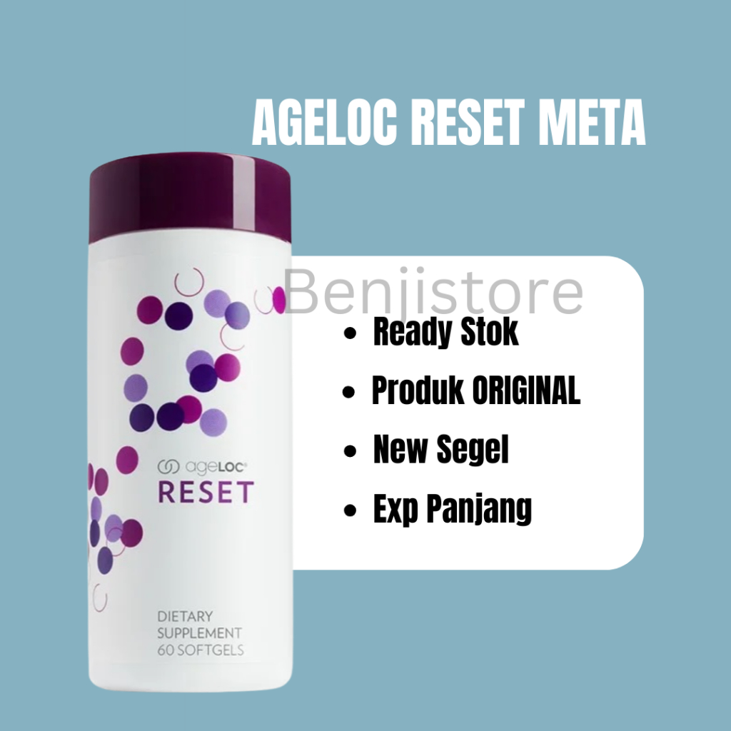 Suplemen Meta Reset Agelock isi 60 ED 2027 Original