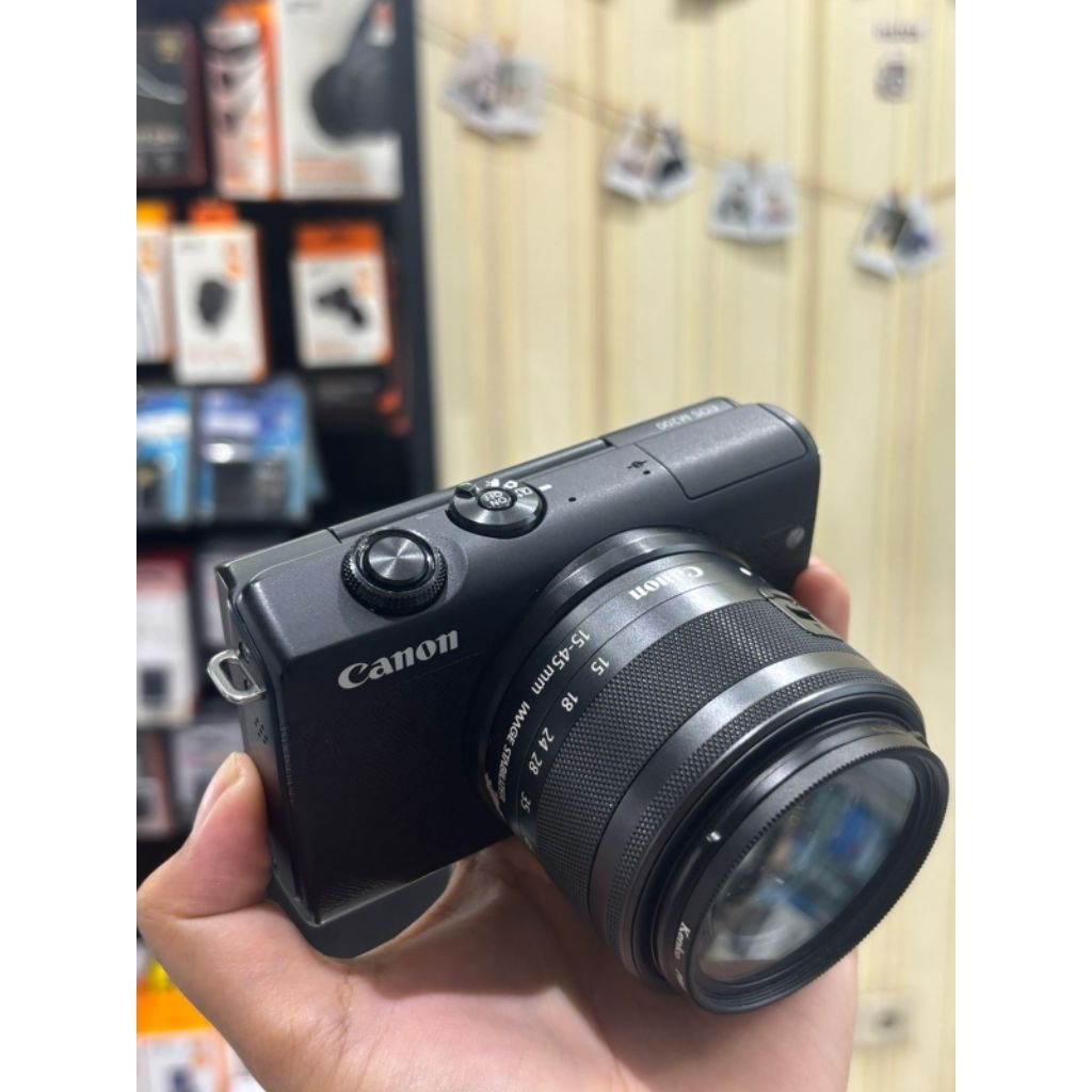 KAMERA CANON EOS M200 KIT 15-45MM SECOND - GARANSI 2 BULAN