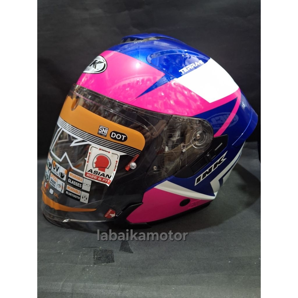 HELM INK TERRA 2 MOTIF #3| HALF FACE