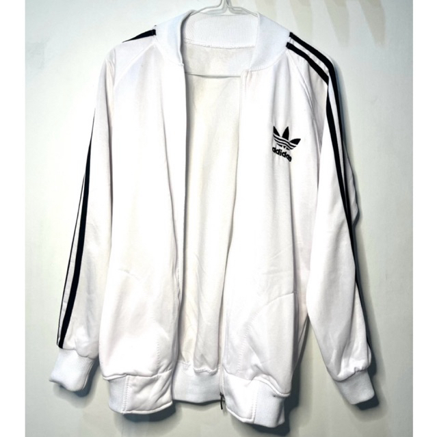 Jaket Adidas putih sports unofficial