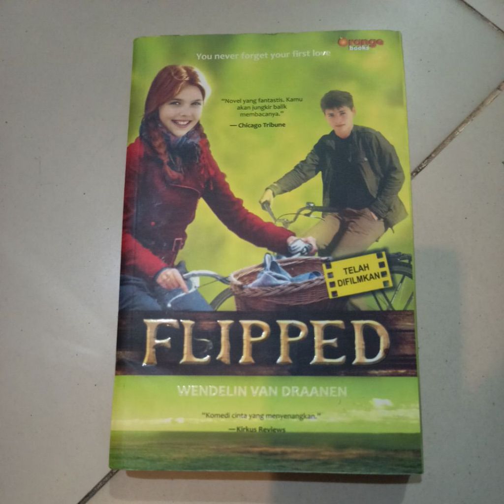 novel preloved original bahasa Inggris FLIPPED wendelin van draanen