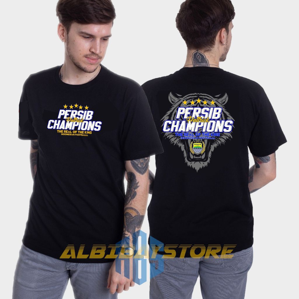 Kaos PERSIB BANDUNG HATTRICK JUARA Champions 2006