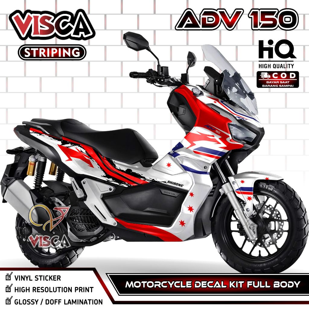 Decal ADV 150 Full Body - Stiker ADV 150 Full Body - Dekal ADV 150 Full Body - Striping ADV 150 Vari