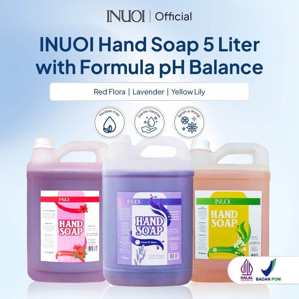 NICE CARE - Hand Soap INUOI Refill 5 Liter Sabun Cuci Tangan Tekstur Busa Lembut