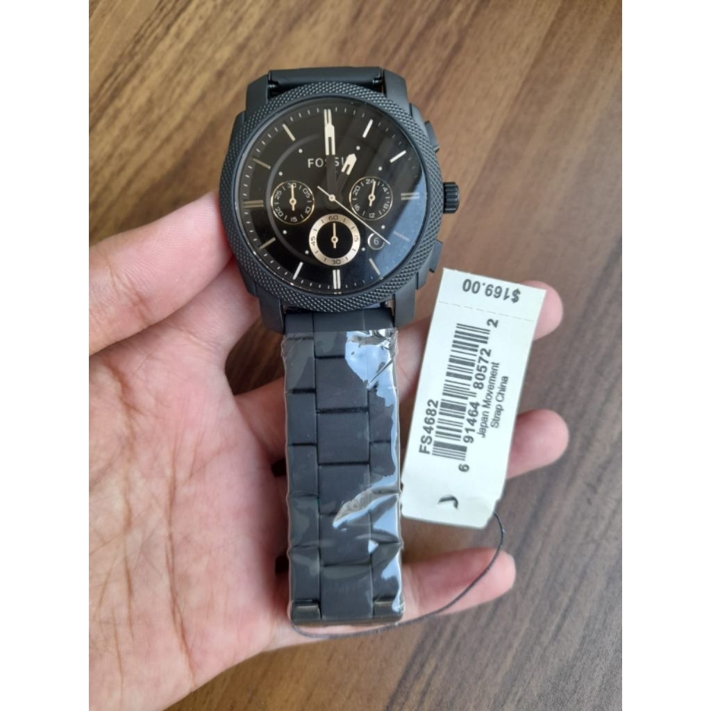Jam Tangan Pria FS4682 Chrono Stainless Steel