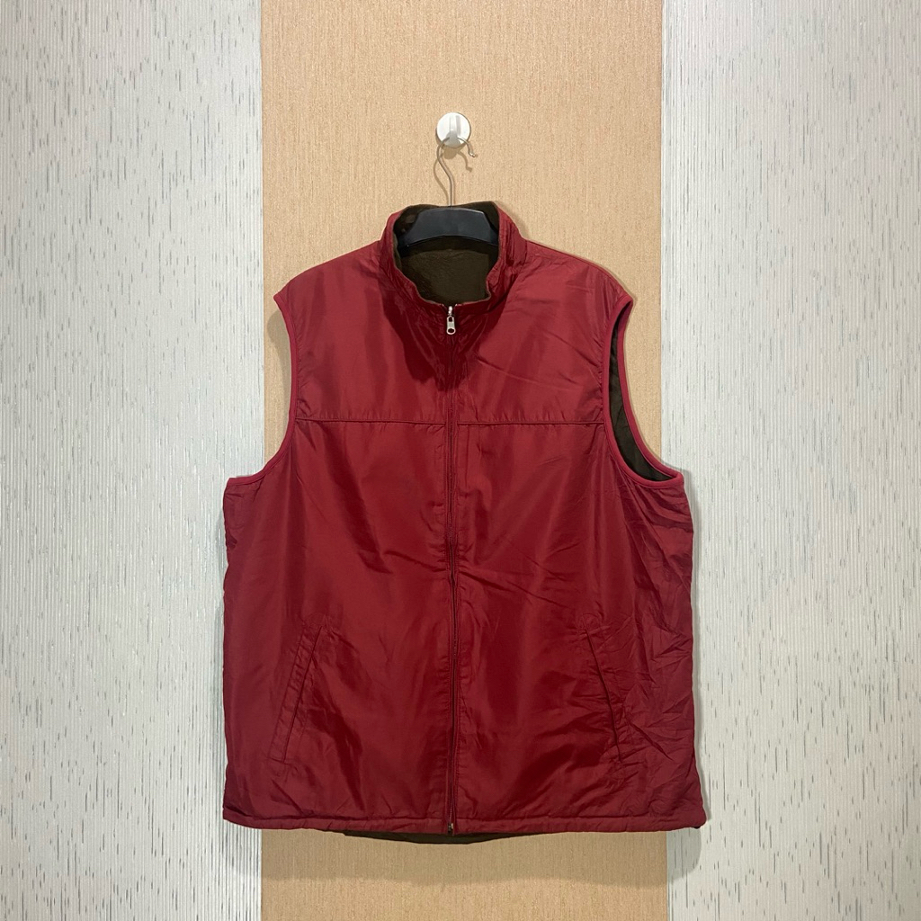 UNIQLO Vest Reversible Jacket / Rompi Pria Bolak-Balik / Size XL
