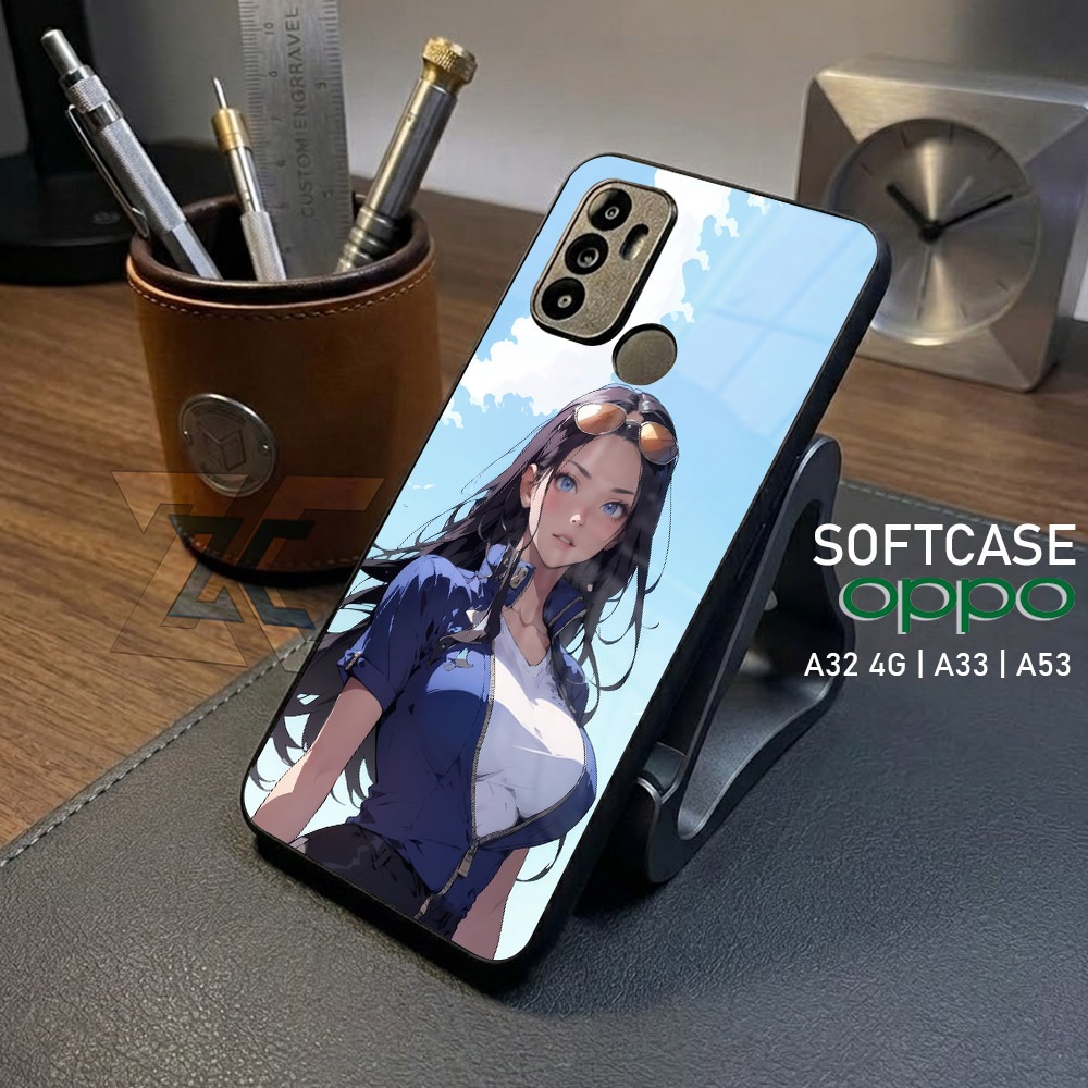 Softcase OPPO A53 | A33 | A32 4G 2020 (GM28) Premium Case handphone | Case lentur Tidak Licin | Peli