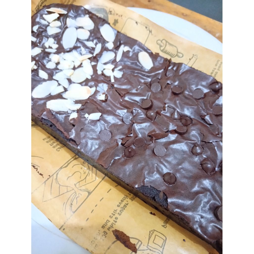 brownies pangganh fudgy  22x10
