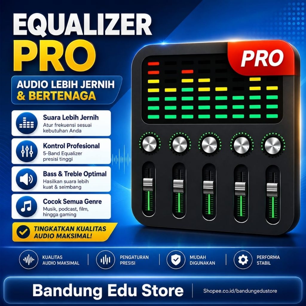Equalizer FX Pro - Aplikasi Equalizer dan Bass Booster Audio Editor For andro Full Version