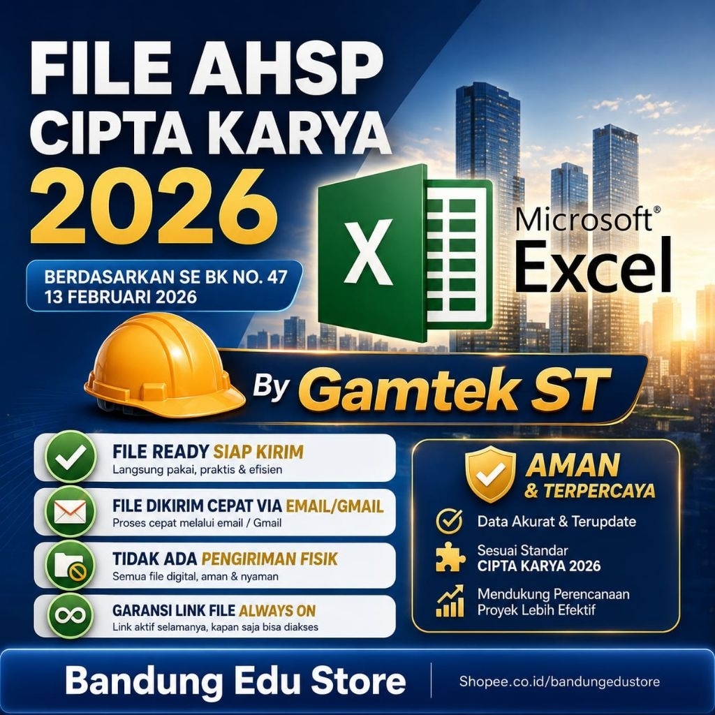 (EMAIL) FILE EXCEL AHSP CIPTA KARYA TAHUN 2026