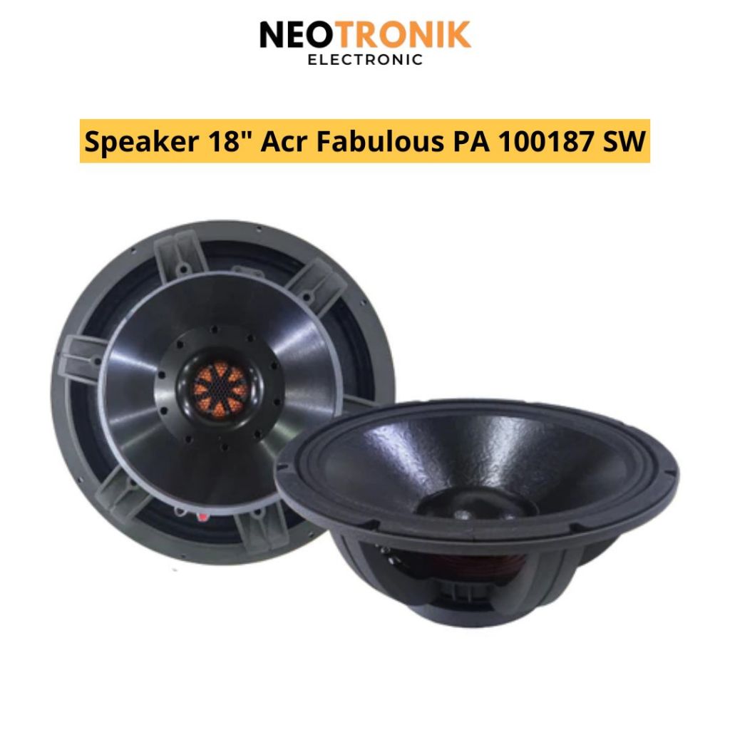 Speaker 18 Inch Acr Fabulous PA 100187 SW