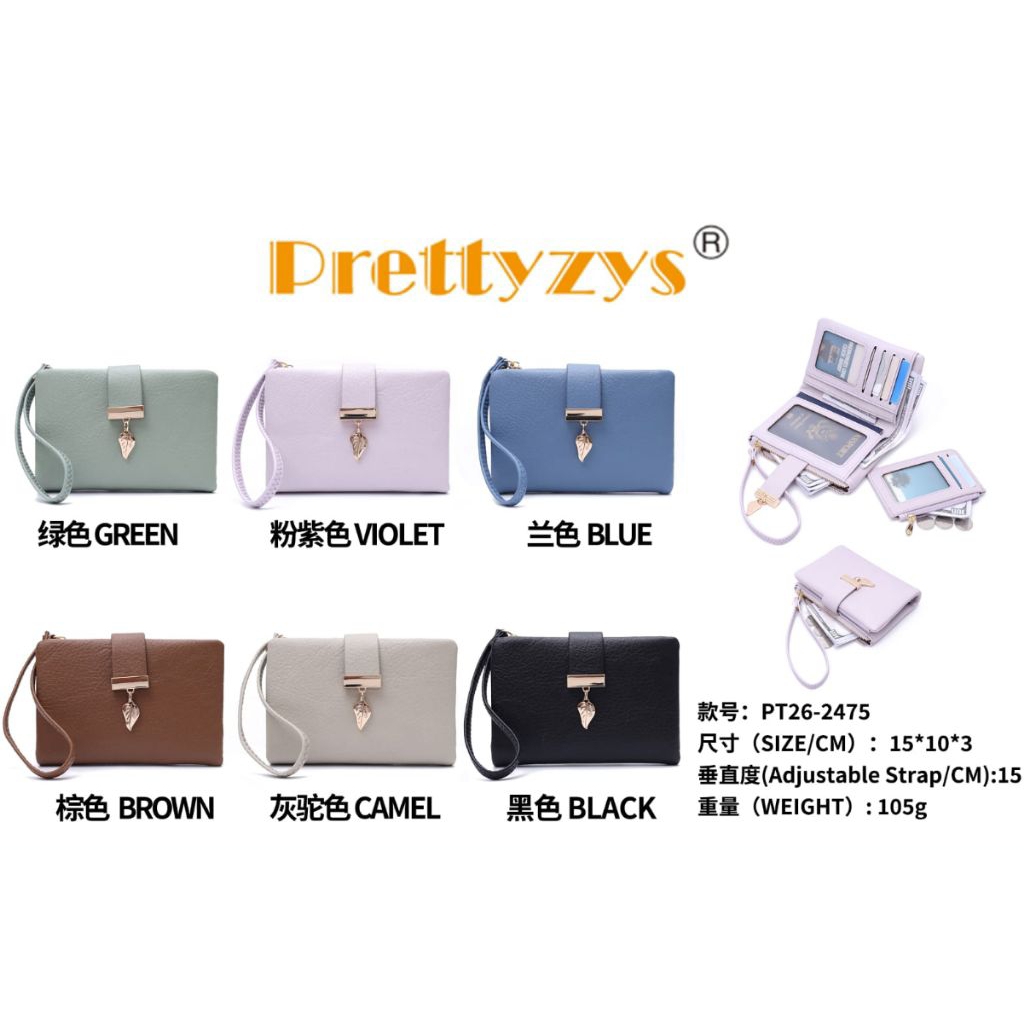 BISA COD - DOMPET MEDIUM PRETTYZYS PT26 - 2475