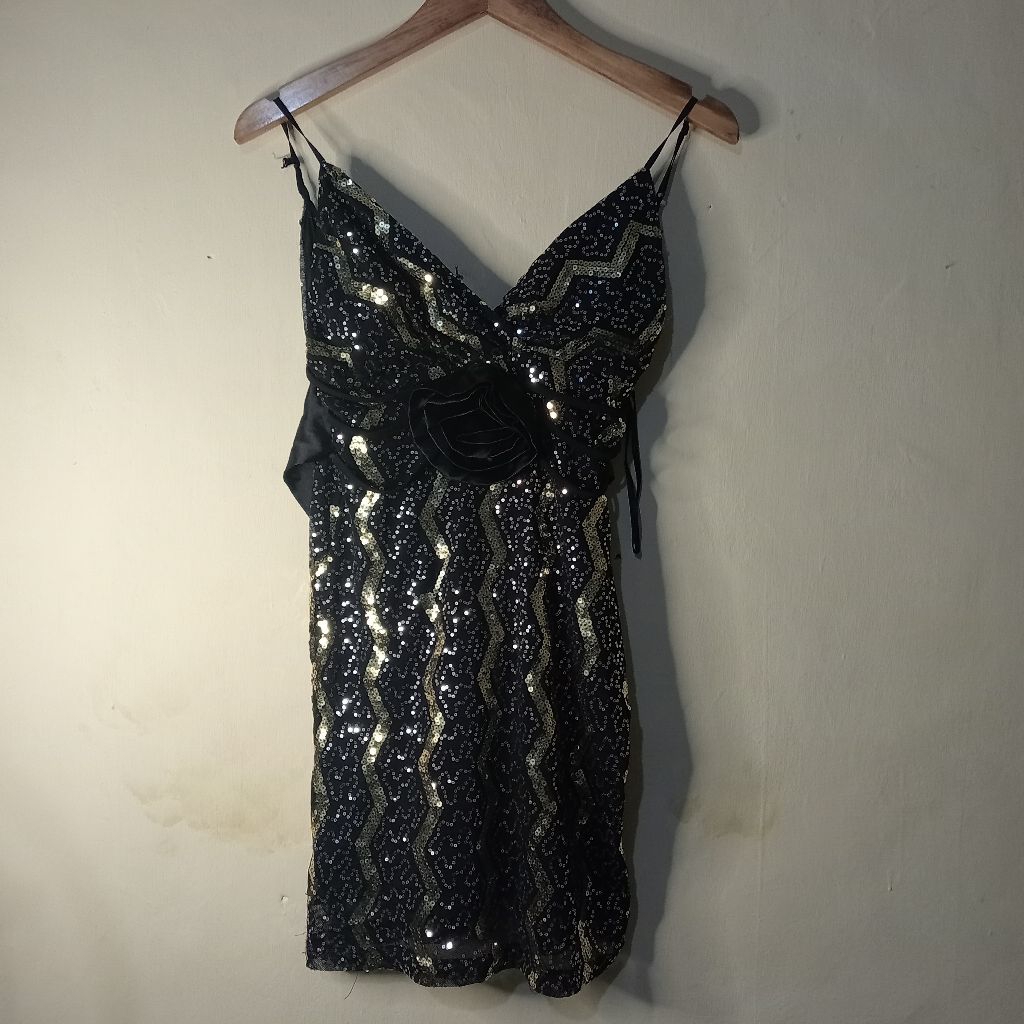 [PRELOVED] DRESS MINI BLING-BLING