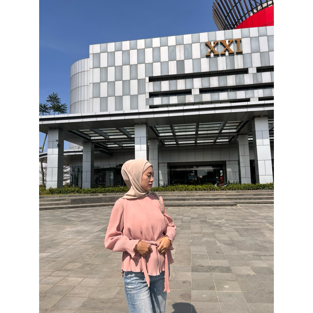 Blouse plisket premium