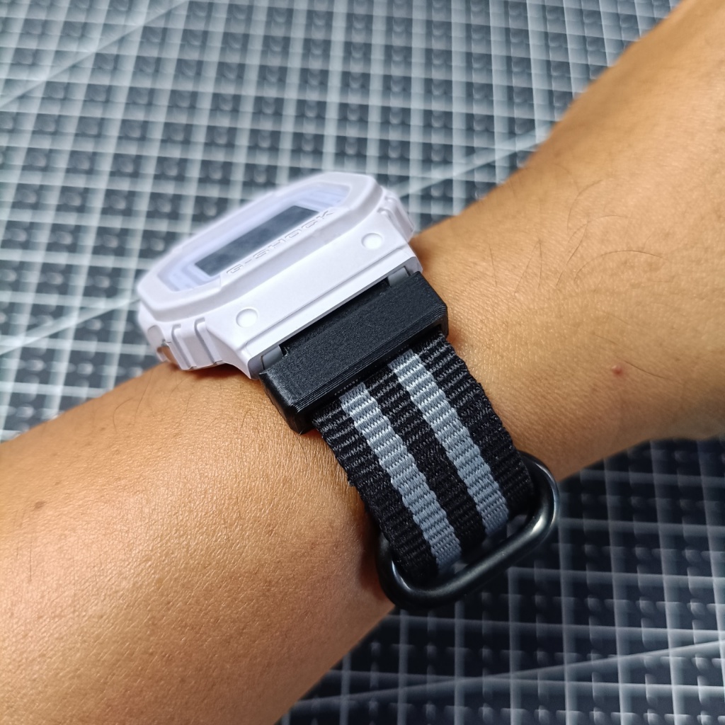 Loop Adapter for NATO Strap, Lug 16mm to 20mm, Compatible Casio GMD-S5600 by W3DE Studio