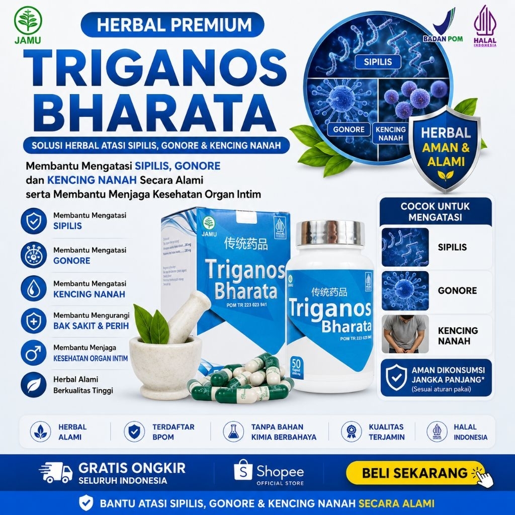 Obat Herbal Sipilis & Gonore – Triganos Bharata BPOM