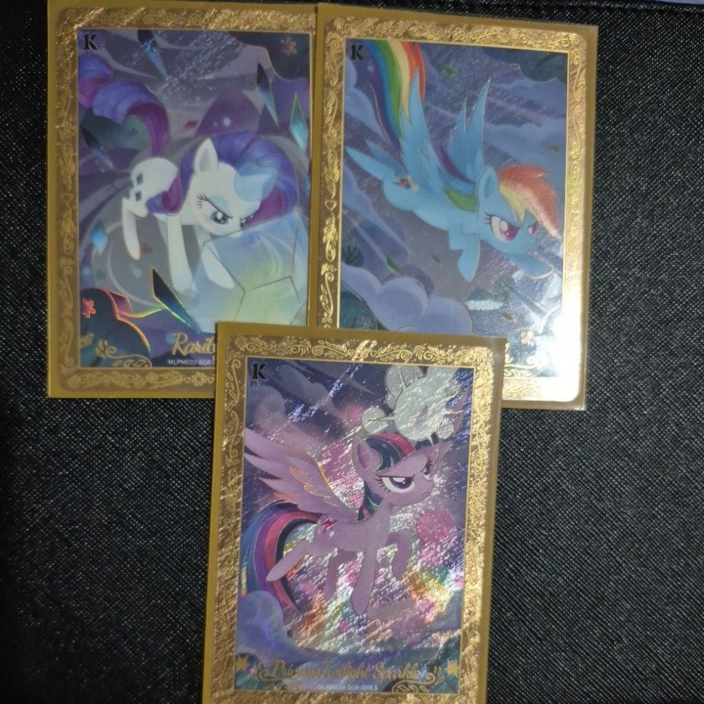 SGR Main 6 (Rarity, Rainbow Dash, & Twilight) Kayou Kartu My Little Pony