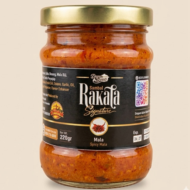 Sambal Rakata Signature Mala 220 g