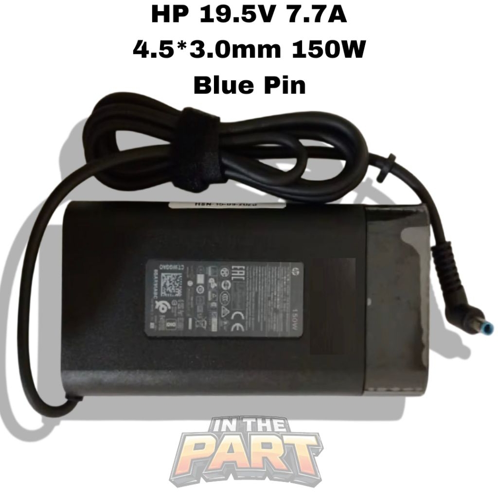 Adaptor Charger HP Omen 15-AX243DX Laptop PC 19.5V 7.7A 150W Oval