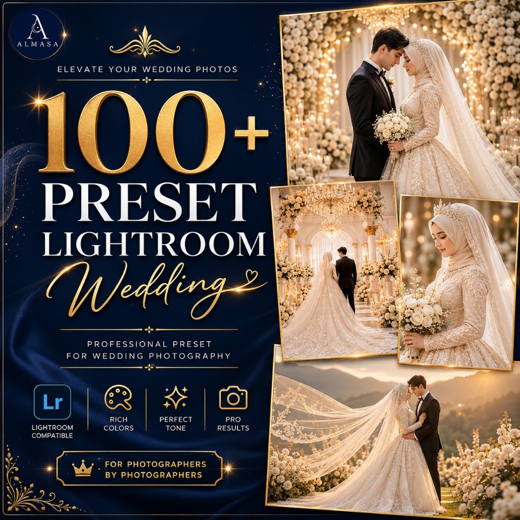 Preset Lightroom 100+ Wedding Photography Pro Android IOS PC