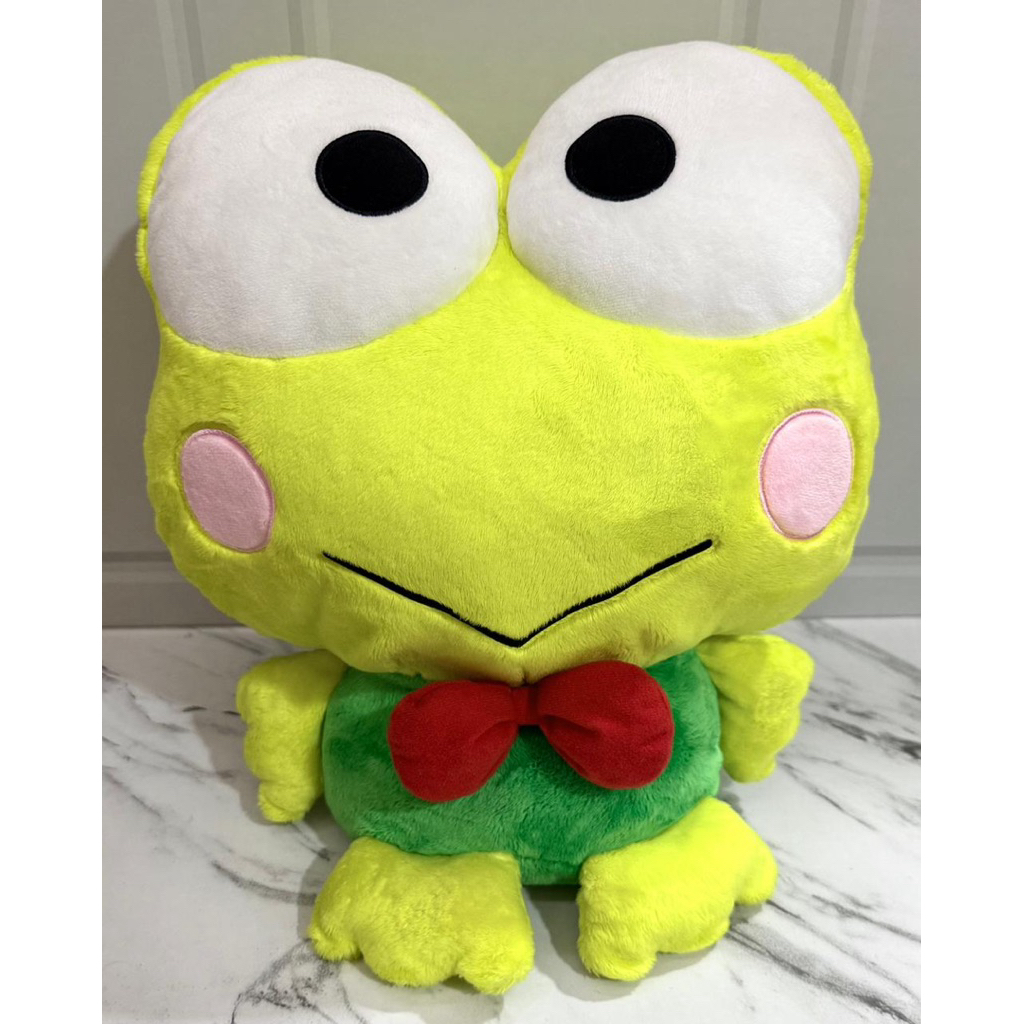 Boneka Plushie Keroppi Polos Fluffy Sz Jumbo Giga Sanrio