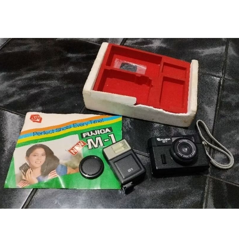 Kamera Fujica M1 Black Analog Camera 35mm Kit / Camera Full Mekanikal