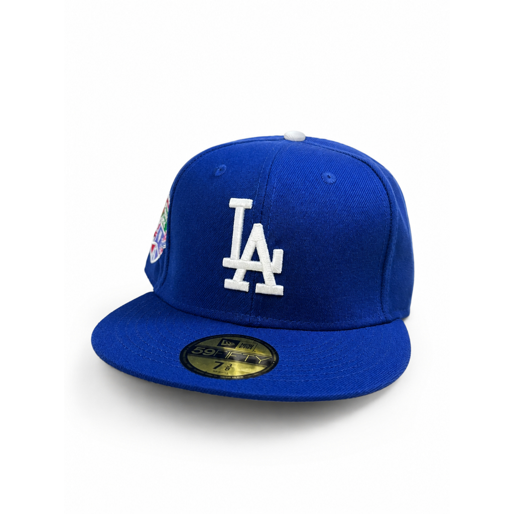 Topi New Era LA Dodgers 59FIFTY Fitted Cap Biru Original Style – Topi Baseball Import Pria Wanita