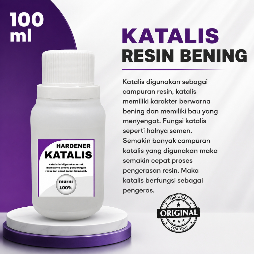 KATALIS UNTUK RESIN BENING 100 ML / KATALIS RESIN BENING / KATALIS