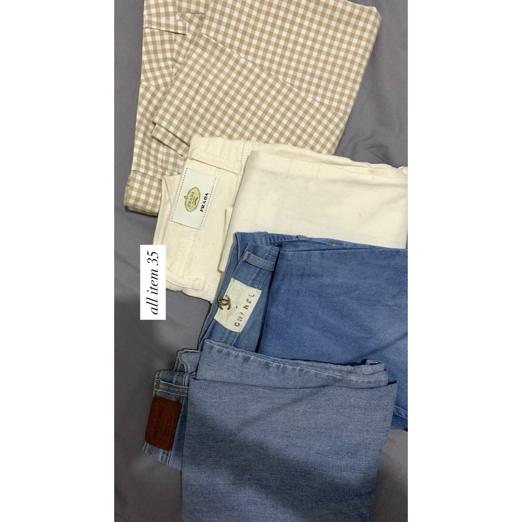 levis putih prada