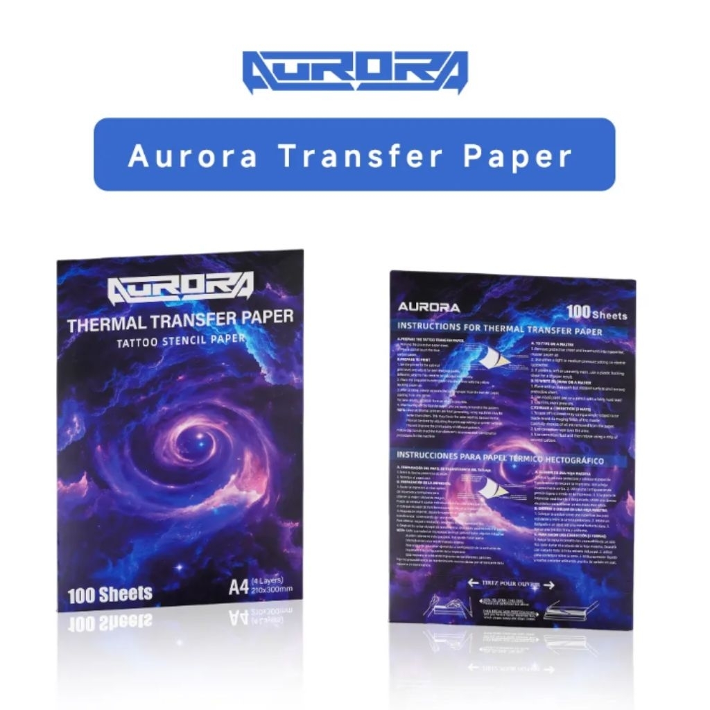 Thermal Paper Tattoo, Thermal Paper Aurora