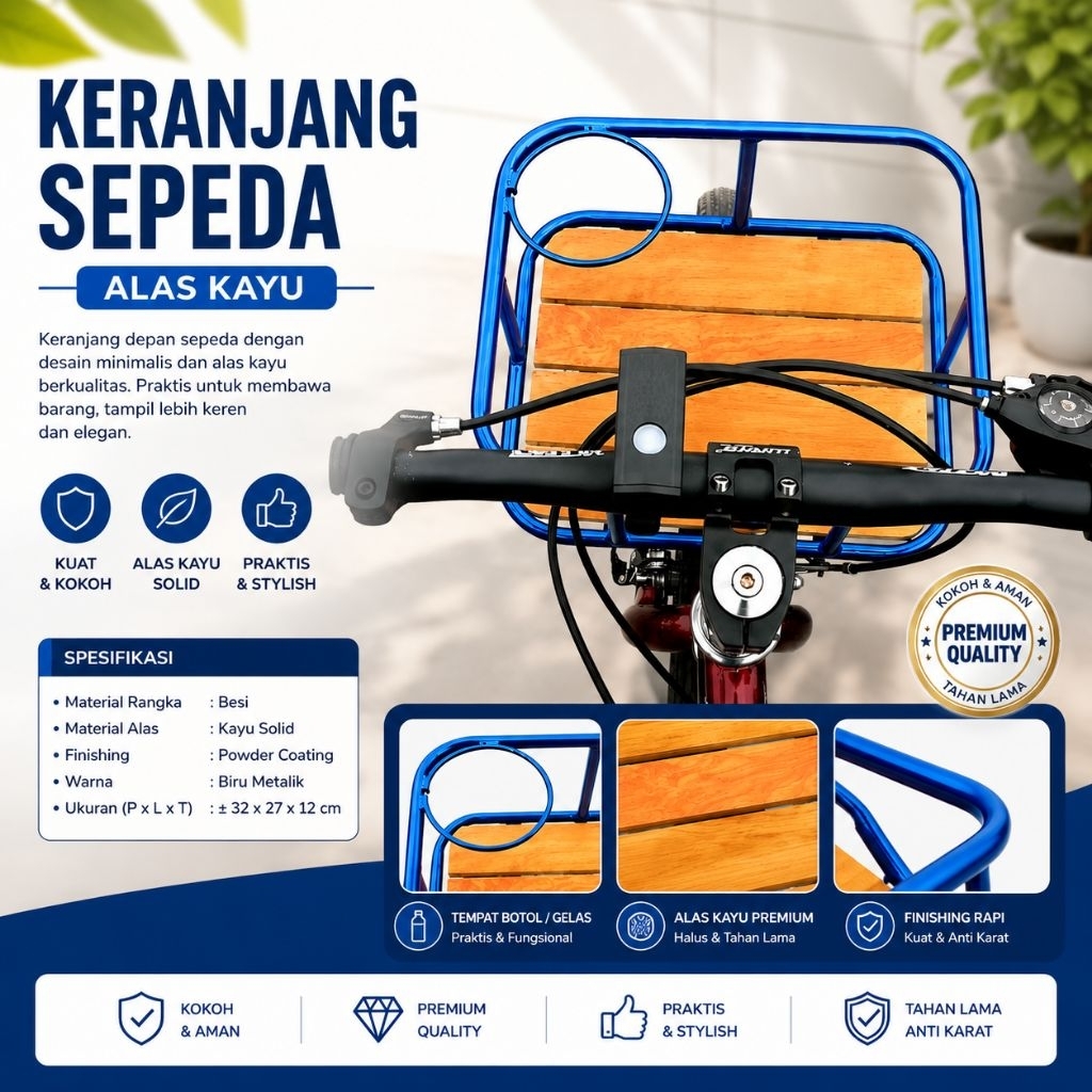 Keranjang sepeda mtb federal lipat fixie keranjang depan sepeda